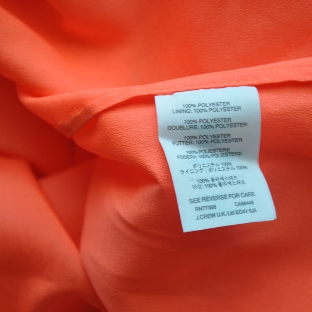 NWT J.Crew  Sleeveless Chiffon Dress in Zigzag - Picture 8 of 8